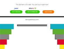 Tablet Screenshot of dentalethics.com